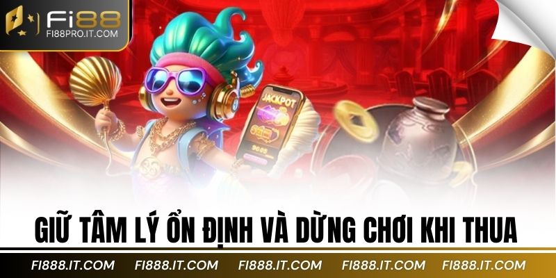 Giữ tâm lý ổn định và dừng chơi khi thua