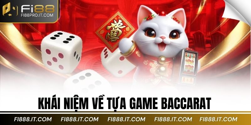 Khái niệm về tựa game baccarat